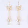 Brass tassel earring with butterfly for sales $1.0--$1.6