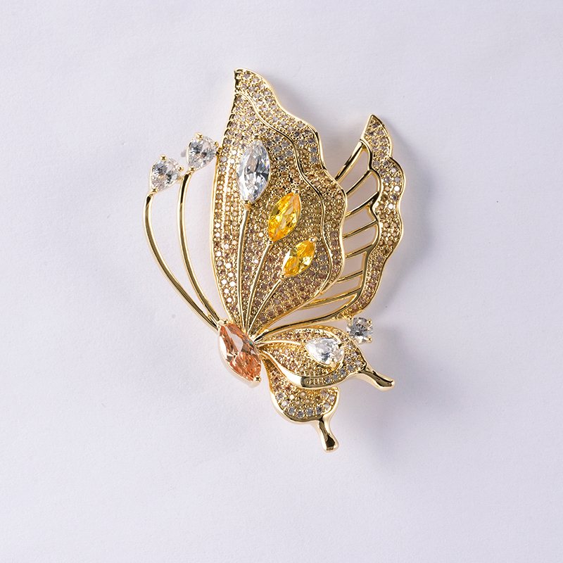 Golden Butterfly Brooch Available $7.5-8.0