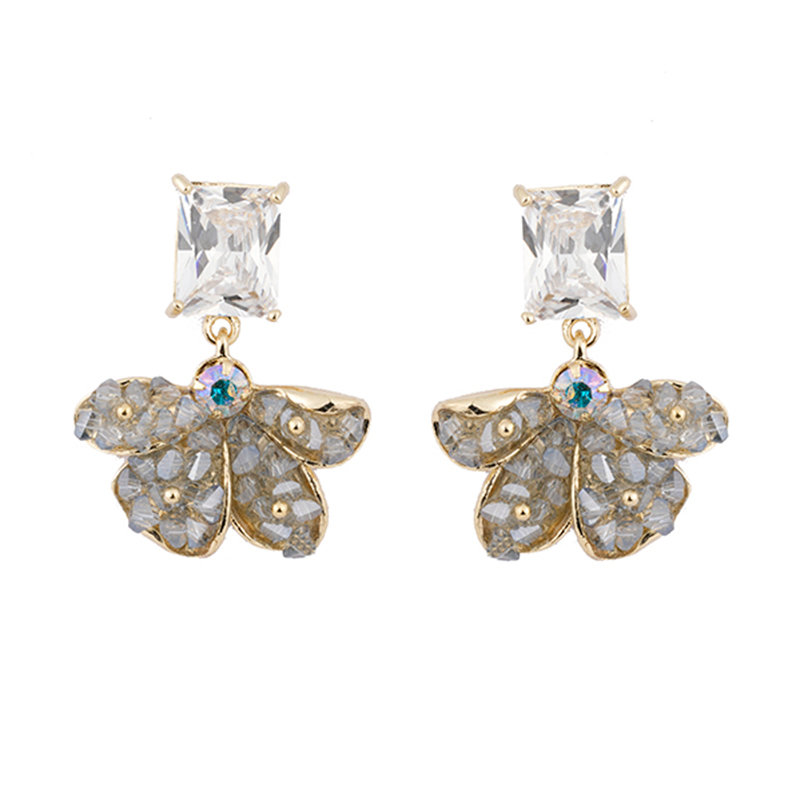 Flower Beads Multi-color Earrings $3.2~3.7