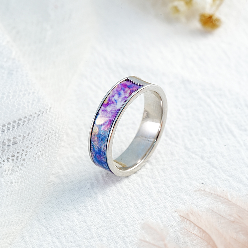 Narrow color print ring PET028