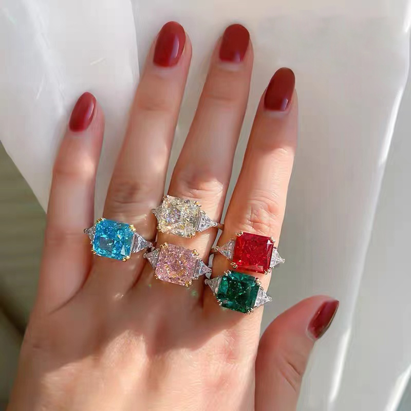 Multi-color Gemstone Rings RTB092