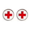 DIY Red cross Studs in stock E0045-1
