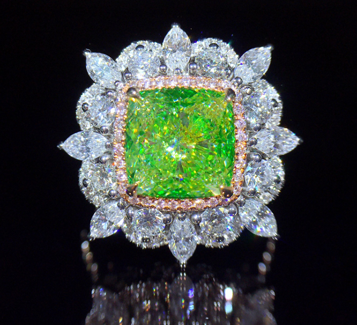 Green Gemstone Ring RTB114